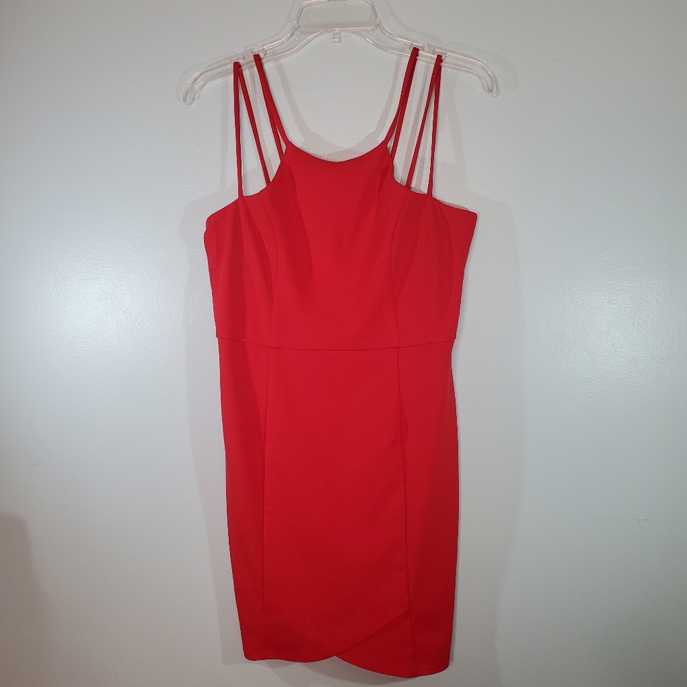 Crystal Doll Red Sleeveless Party Dress Size 9